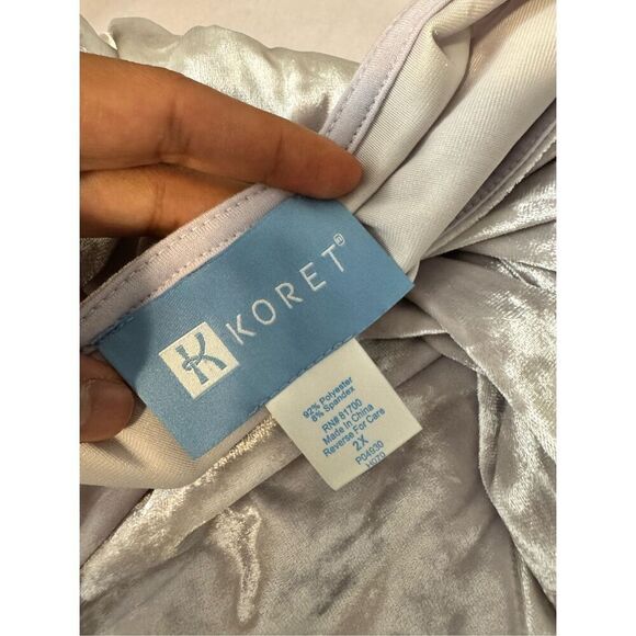 Koret velvet blouse size 2XL - Picture 5 of 5